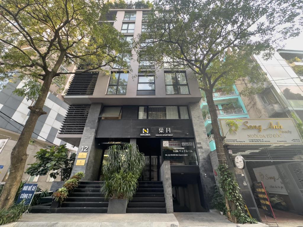 Hazuki Modern Minimalist Apartment, căn hộ nổi bật với không gian thoáng mát và tiện nghi đầy đủ