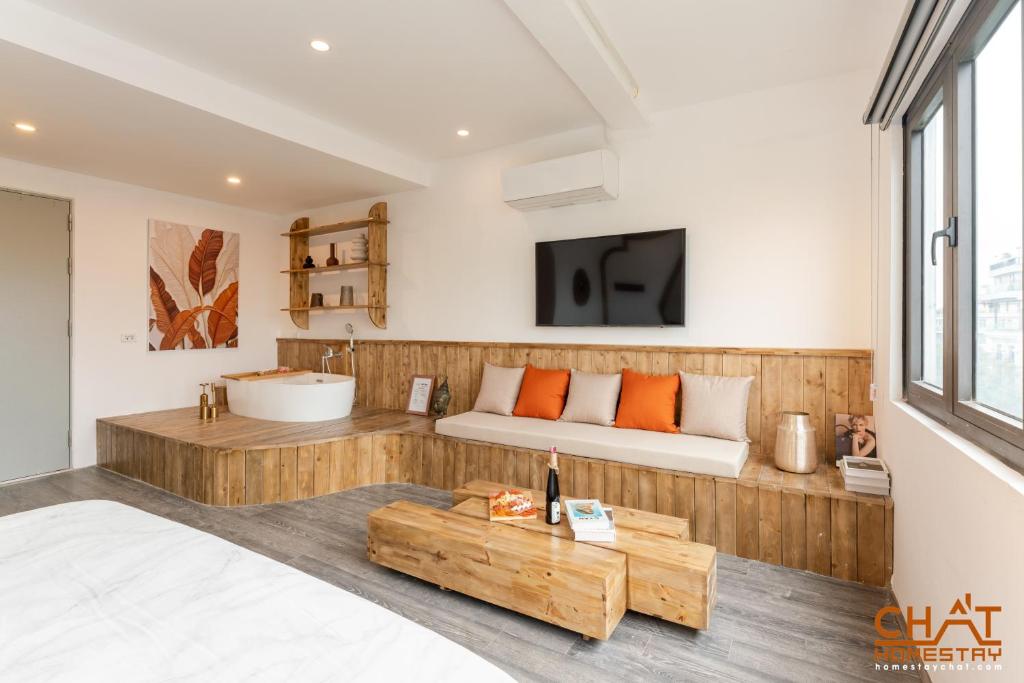 Homestay Chất, căn hộ tiện nghi gần Hoàng thành Thăng Long và Văn Miếu